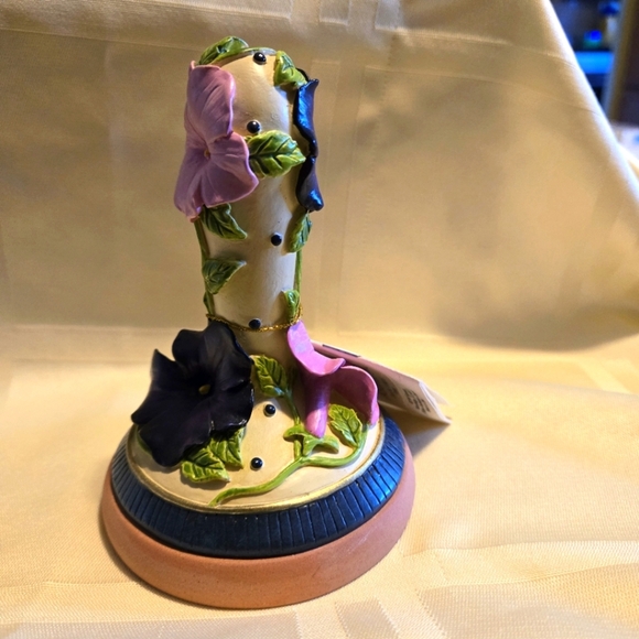 Vintage Shaker Hearth 3" Hand Molded Painted Cookie Press Terra Cotta Press Base - Picture 4 of 9